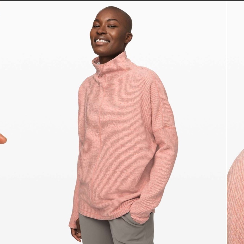 lululemon athletica Women's Along the way mock neck long sleeve sweater